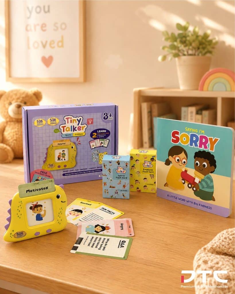 Complete Wyeth S-26 educational gift set with reader, flash cards and storybook