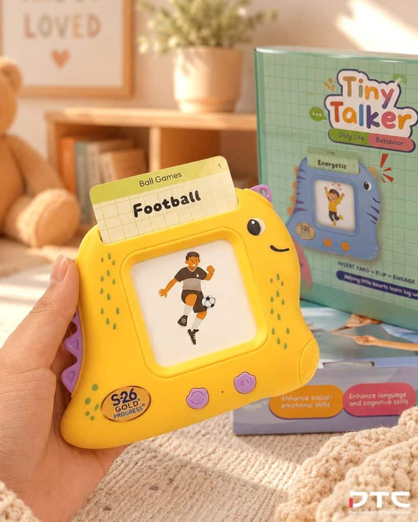 Interactive flash card reader produced for the Wyeth S-26 Gold Progress retail campaign