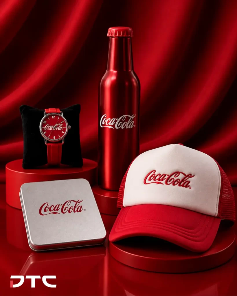 Custom Coca-Cola merchandise range for promotional campaigns in Papua New Guinea